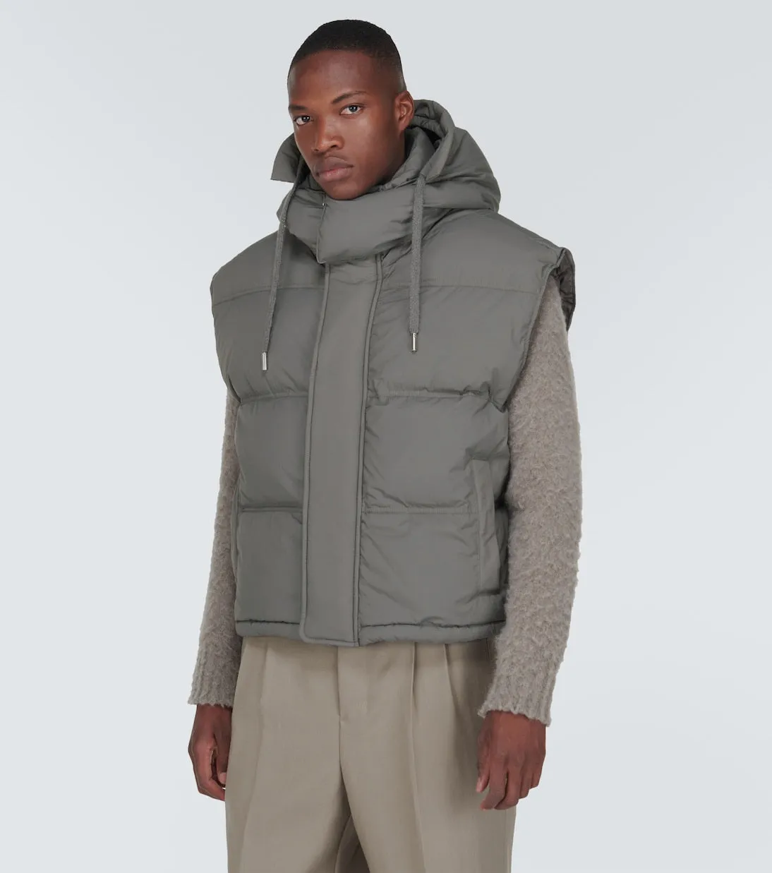 Ami Paris vest, gray