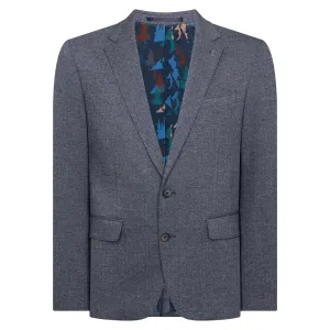 Angelo Navy Herringbone Blazer