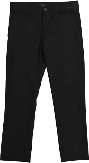 Armando Martillo Boys Flat Front Adjustable Waist Extra Slim Skinny Fit Dress Pants