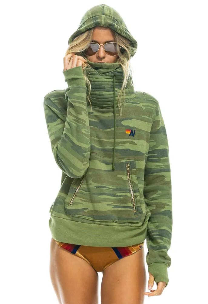 Aviator Nation Ninja Pullover Hoodie in Camo