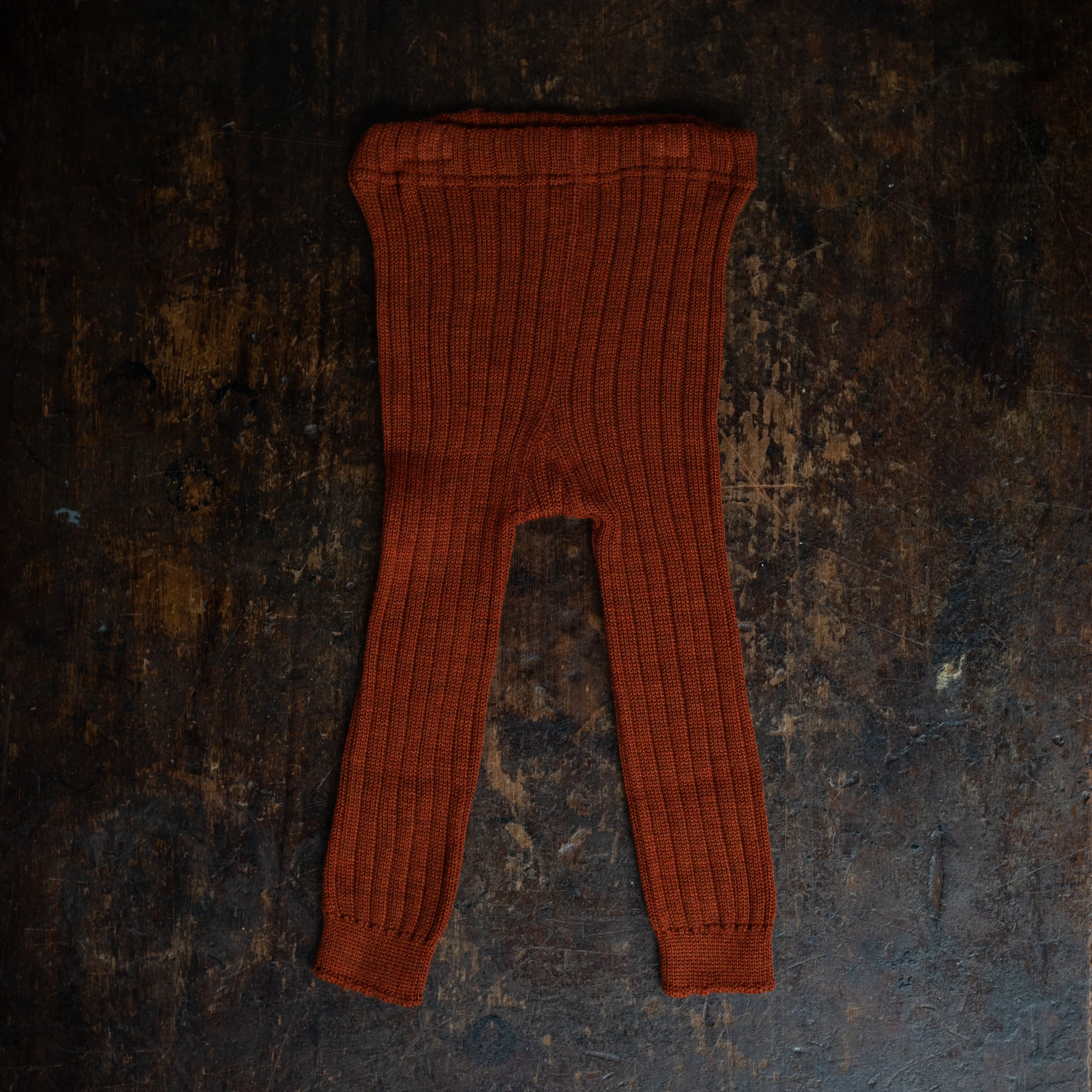 Baby & Kids Merino Wool Leggings - Copper