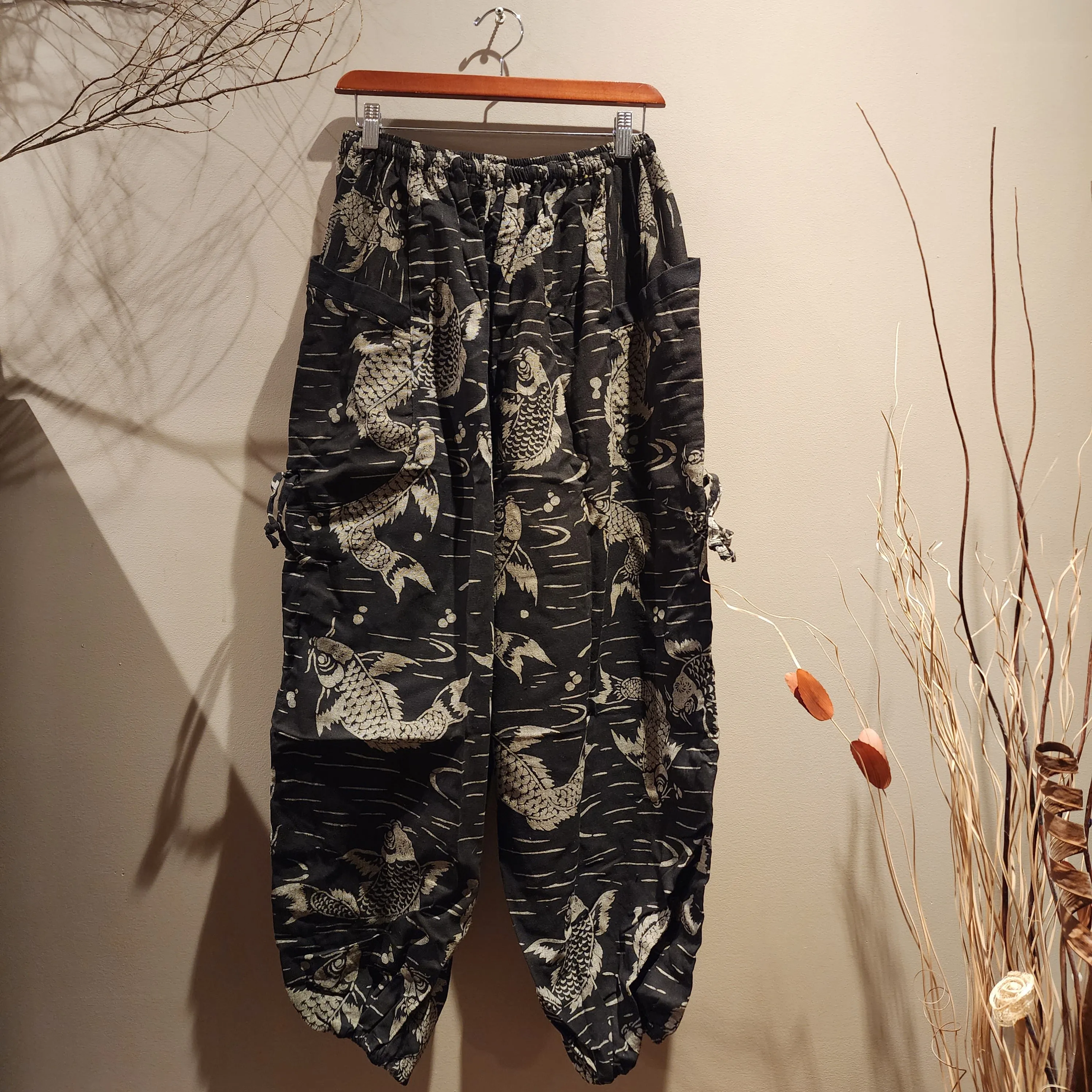 Big Koi Fish Drawstring Comfy Pants