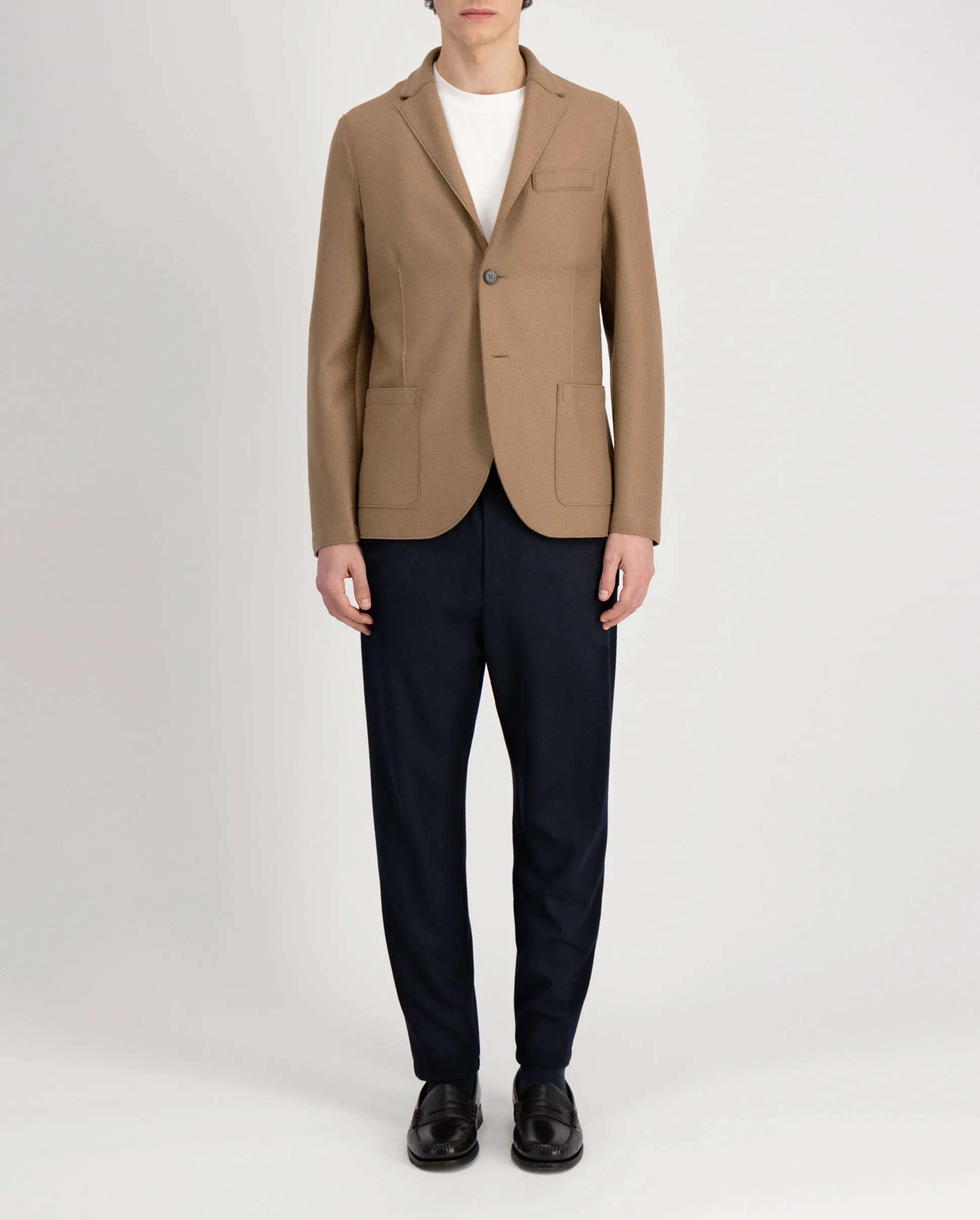 BLAZER LIGHT PRESSED WOOL / BEIGE