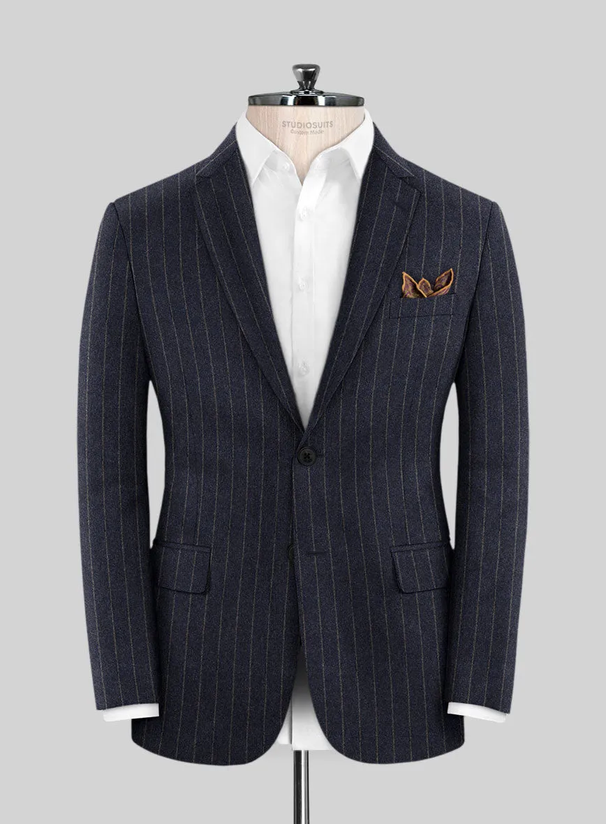 Caccioppoli Paollo Dark Blue Wool Suit