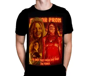 CARRIE - THE POWER - Classic Horror Cult Movie T-Shirt by Peter Panayis