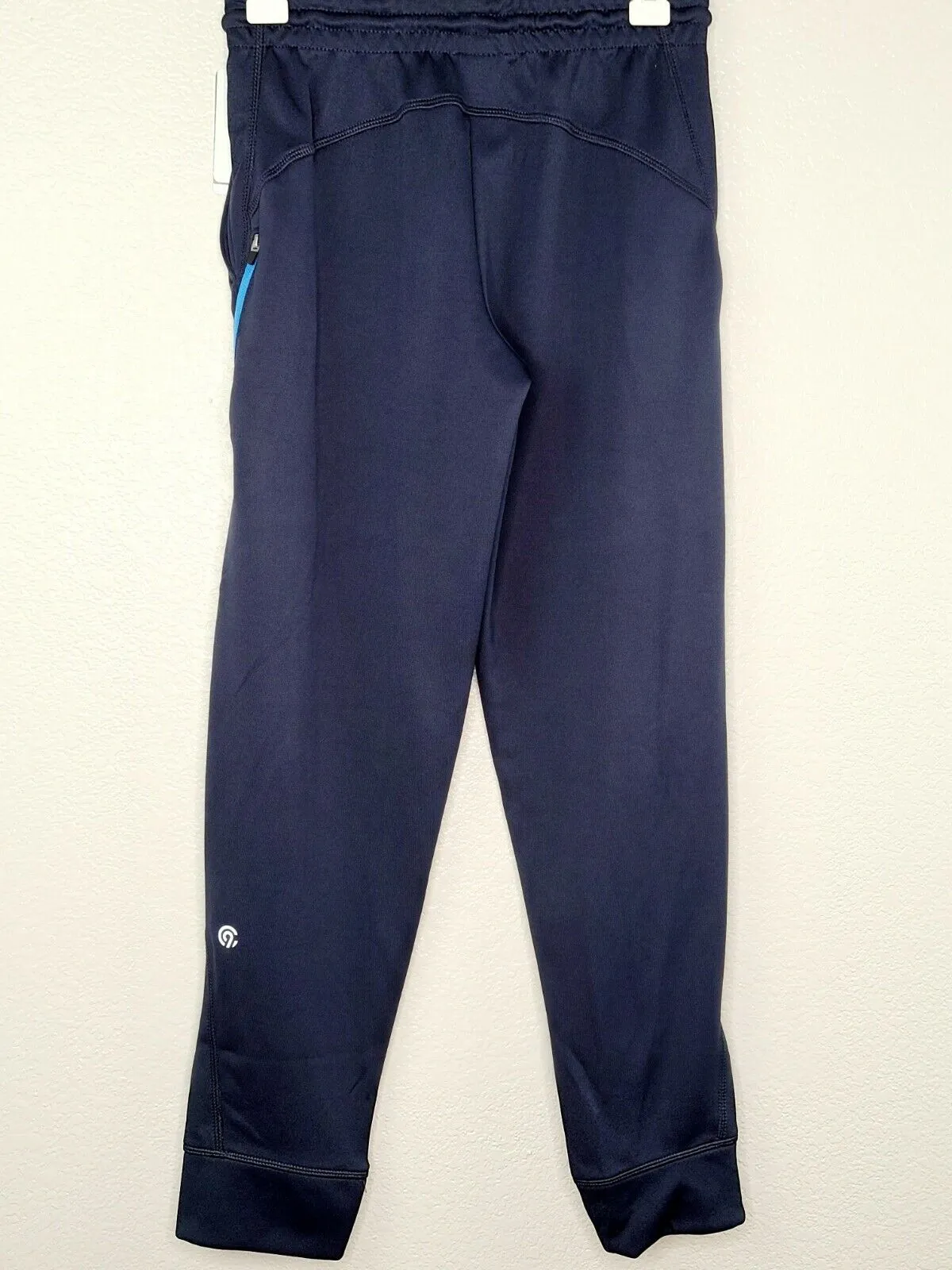 Champion C9 Duo Dry Boys' Navy Blue Zip Pocket Durable Fabric Athletic Pants