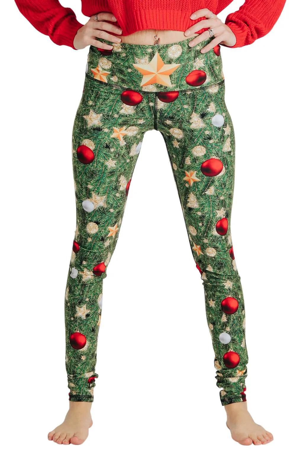 Christmas Story Printed Yoga Leggings