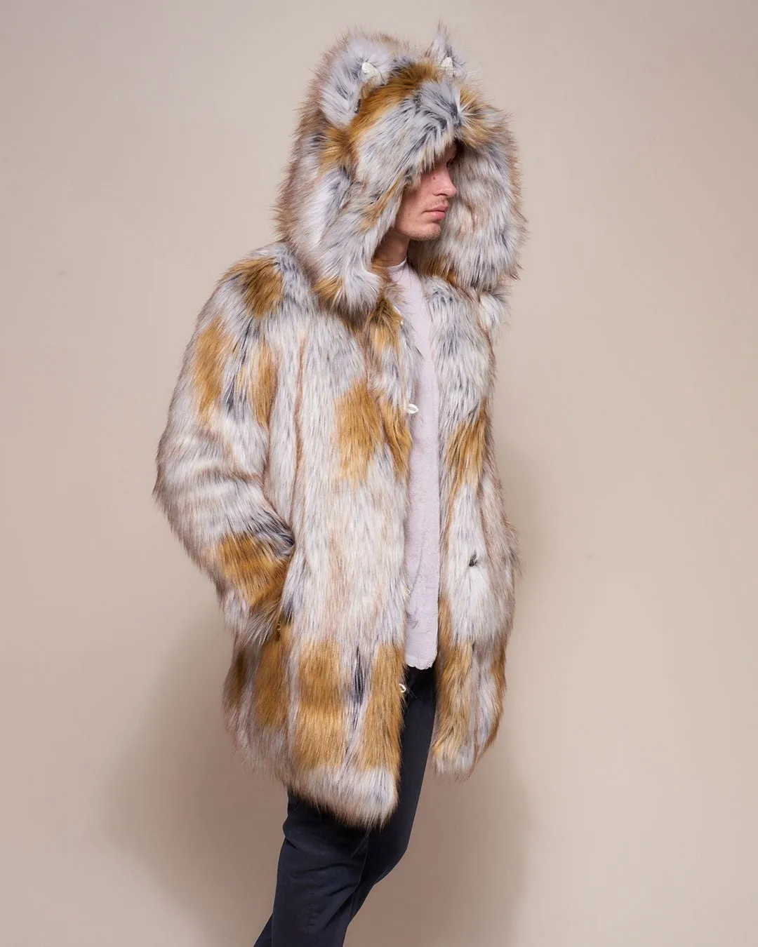 Classic Men's Faux Fur Coat | Arctic Fox