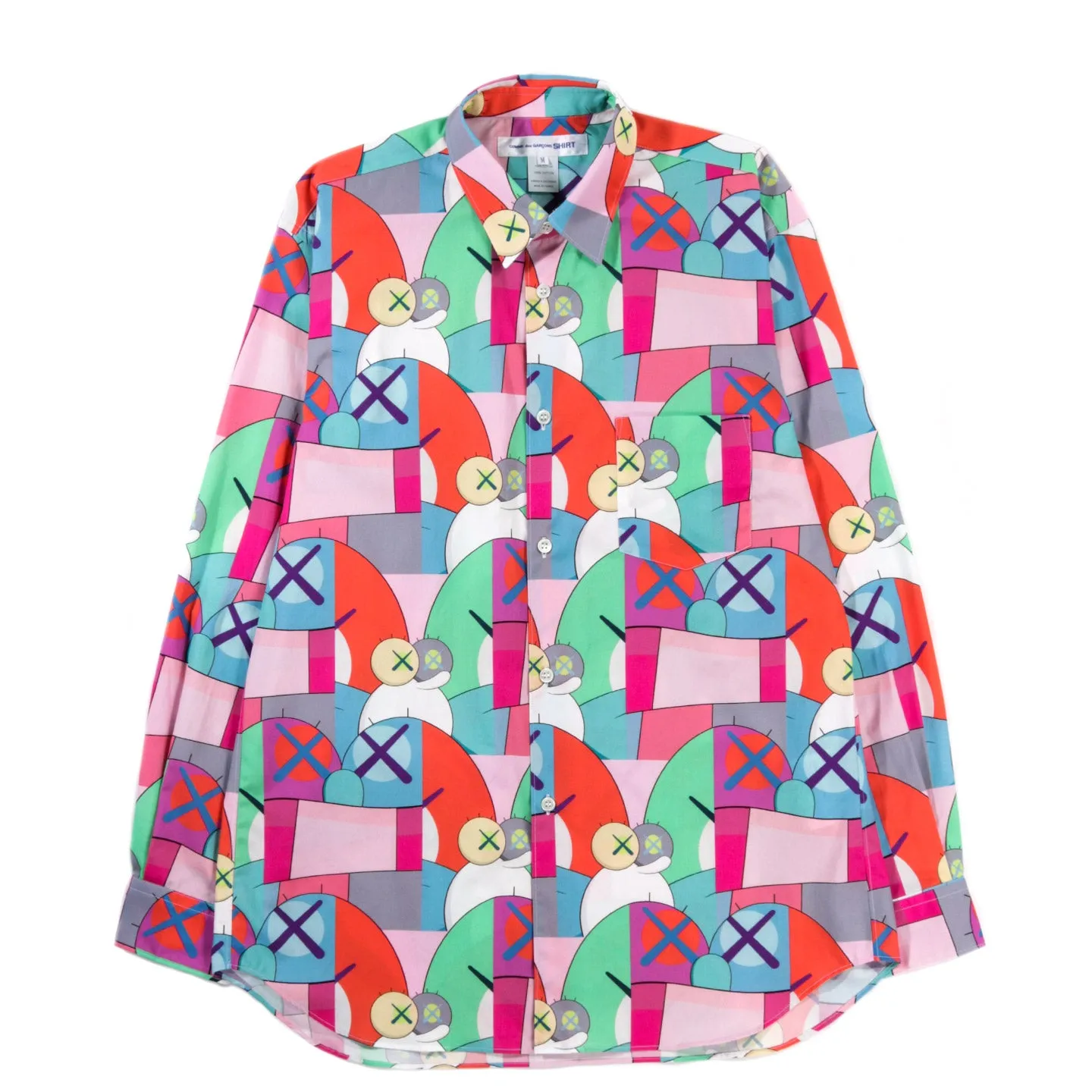 COMME DES GARCONS SHIRT B019 CLASSIC SHIRT KAWS PRINT H