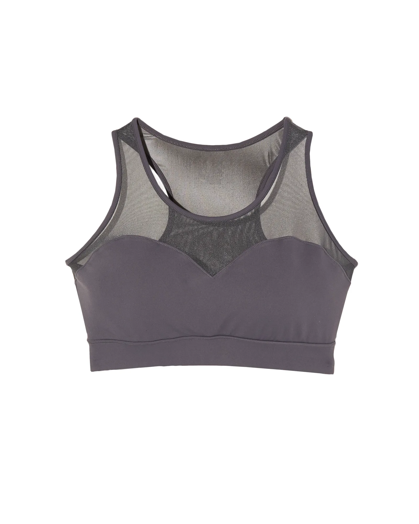 Como Sweetheart Sports Bra | Charcoal Grey