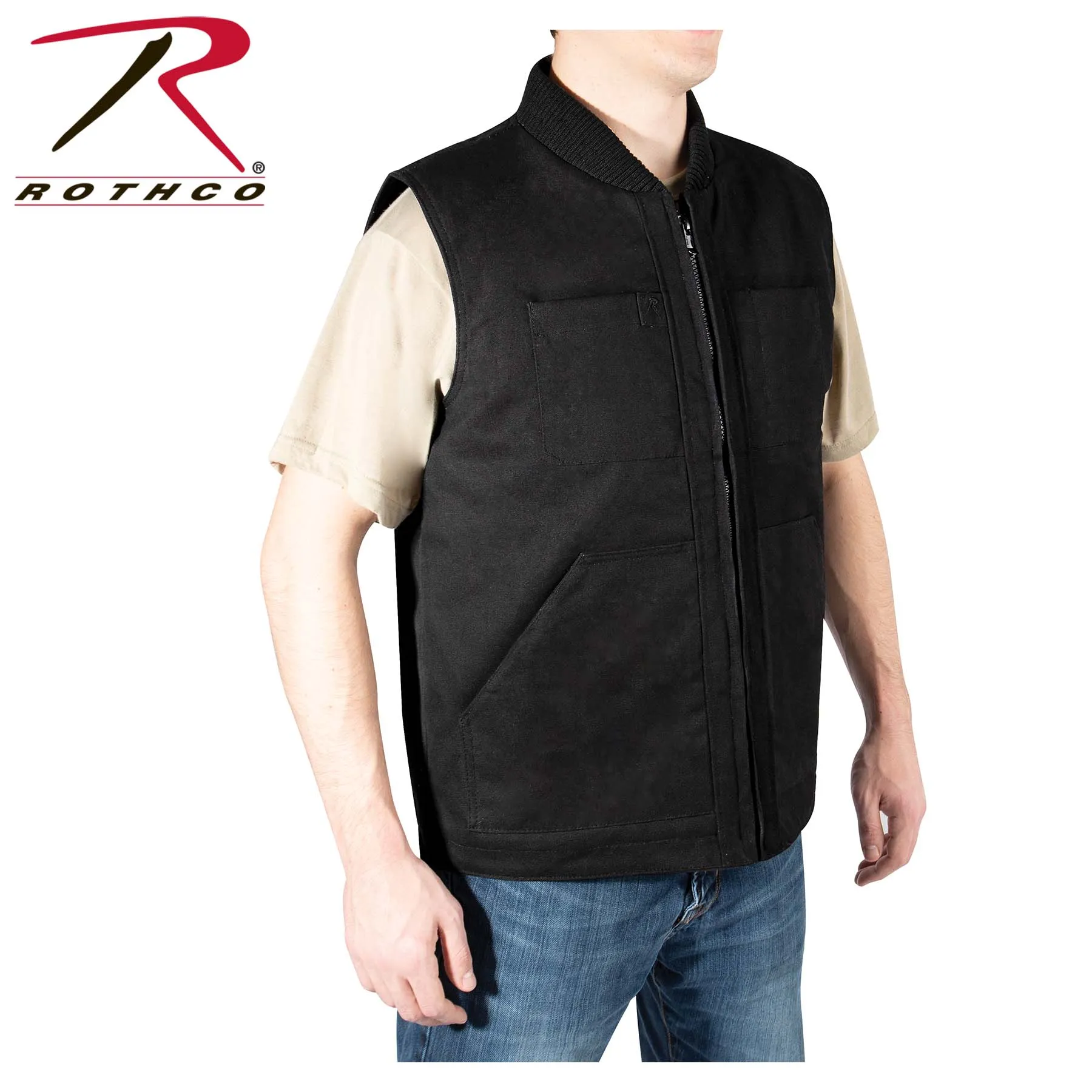 Concealed Carry Backwoods Canvas Vest