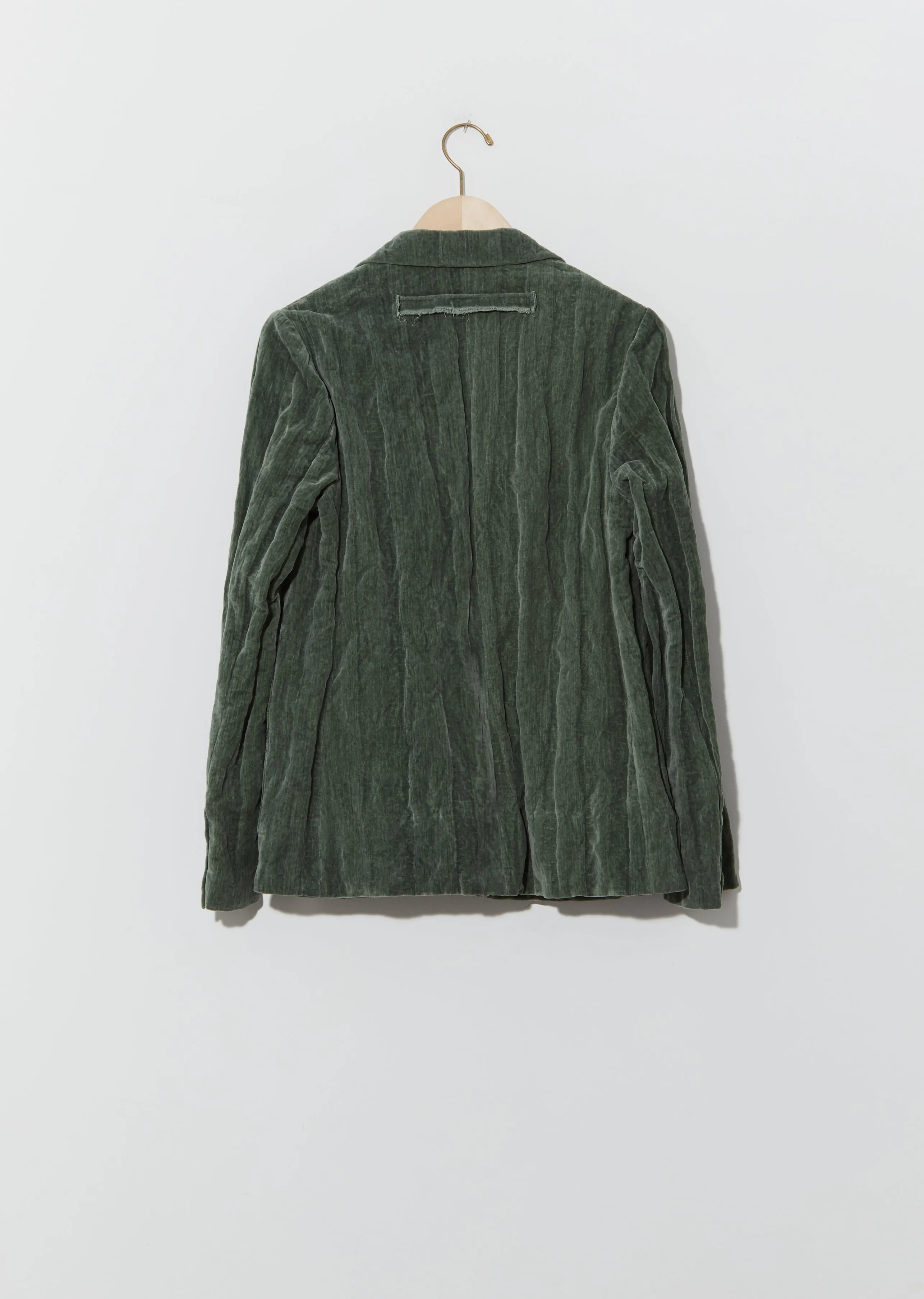 Crushed Velvet Metalworker Jacket