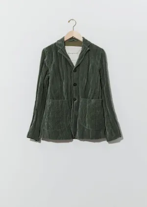 Crushed Velvet Metalworker Jacket