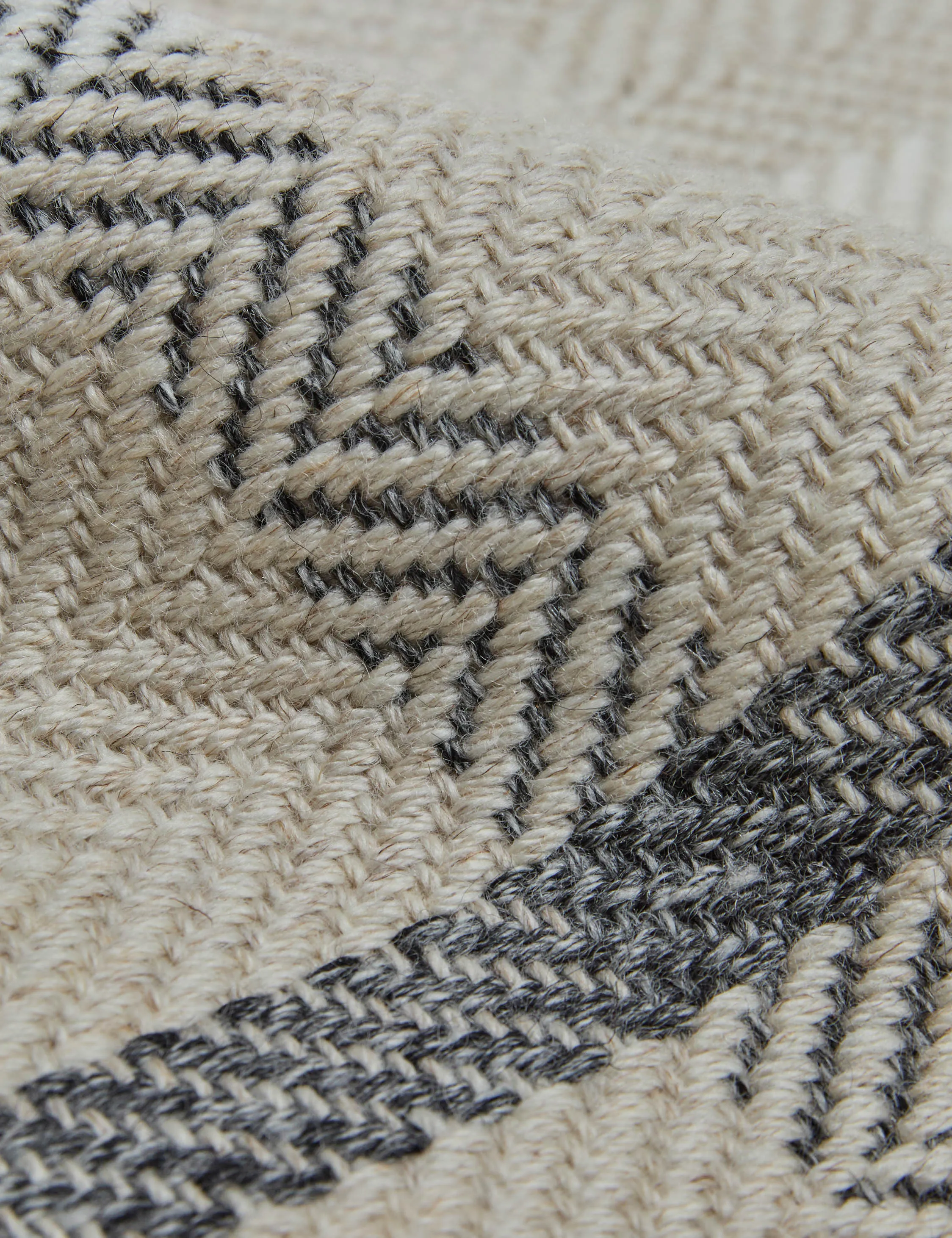 Custom Amsing Flatweave Wool Rug, Toasted Coconut