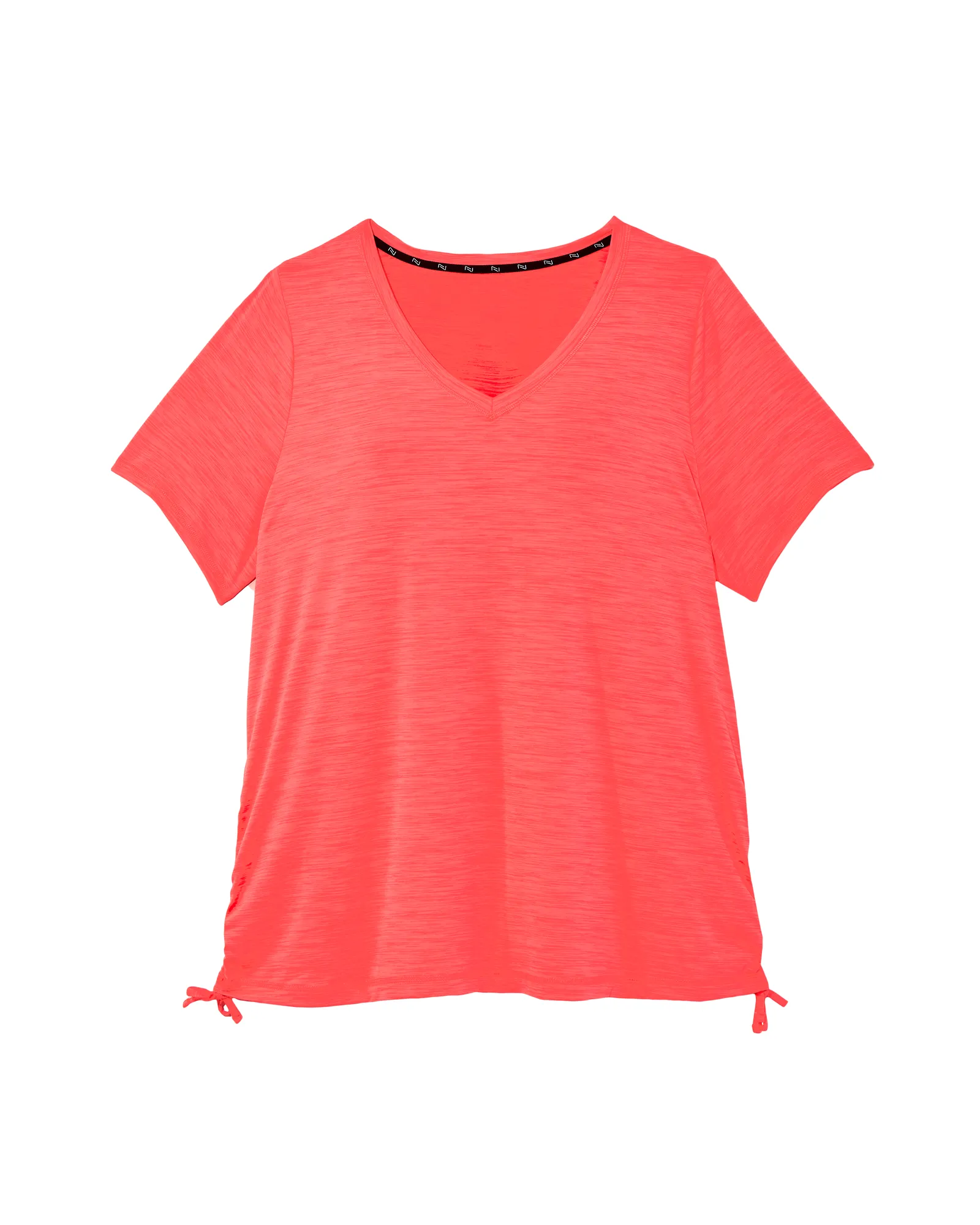 Danica Tee with Side Ties | Coral