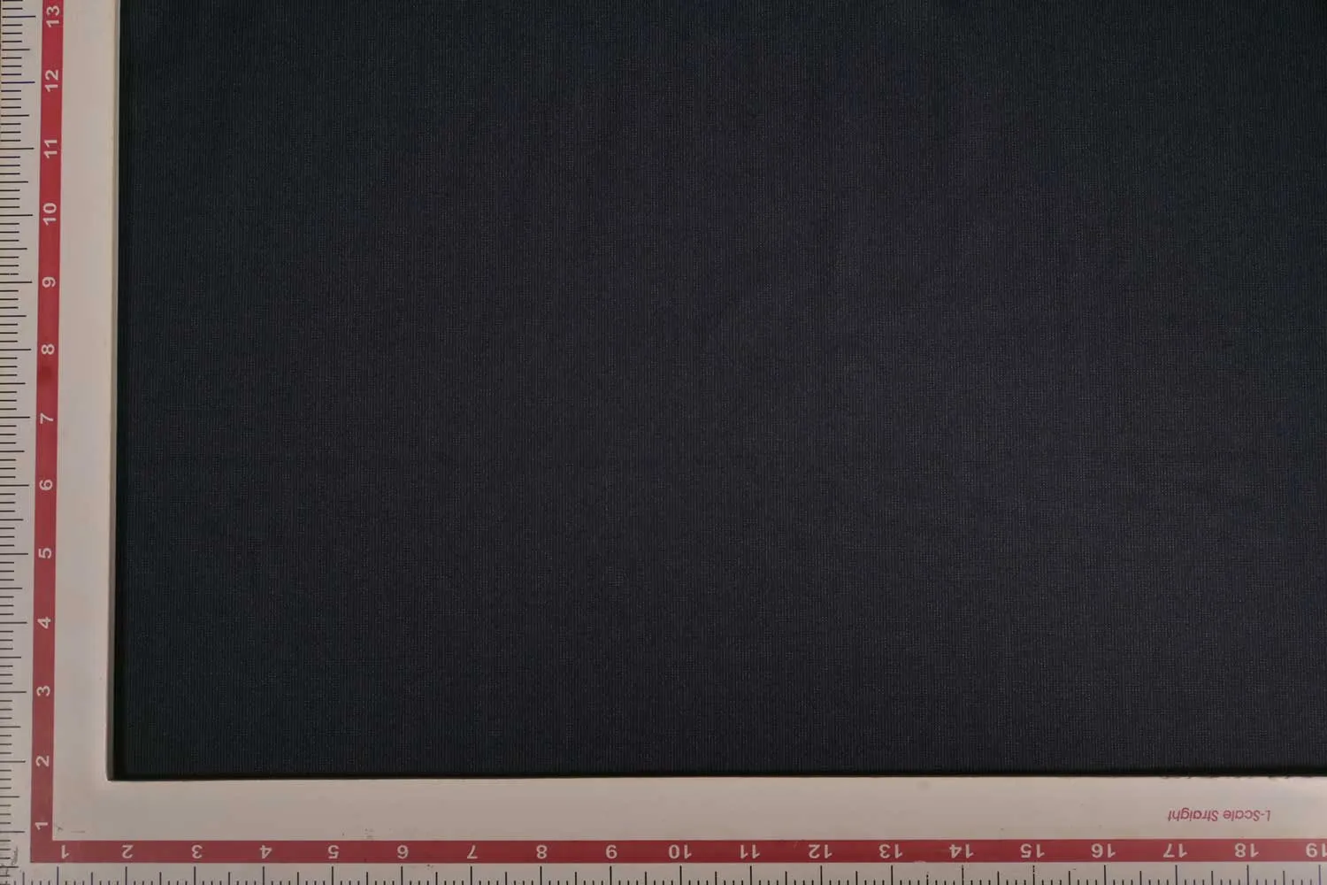 Dark Navy Blue Plain Wool Polyester Blend Suiting Fabric