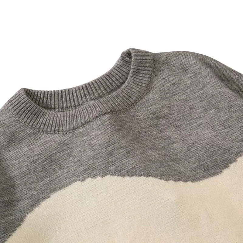 Fig and Spice Stripes Cashmere Mens Sweater