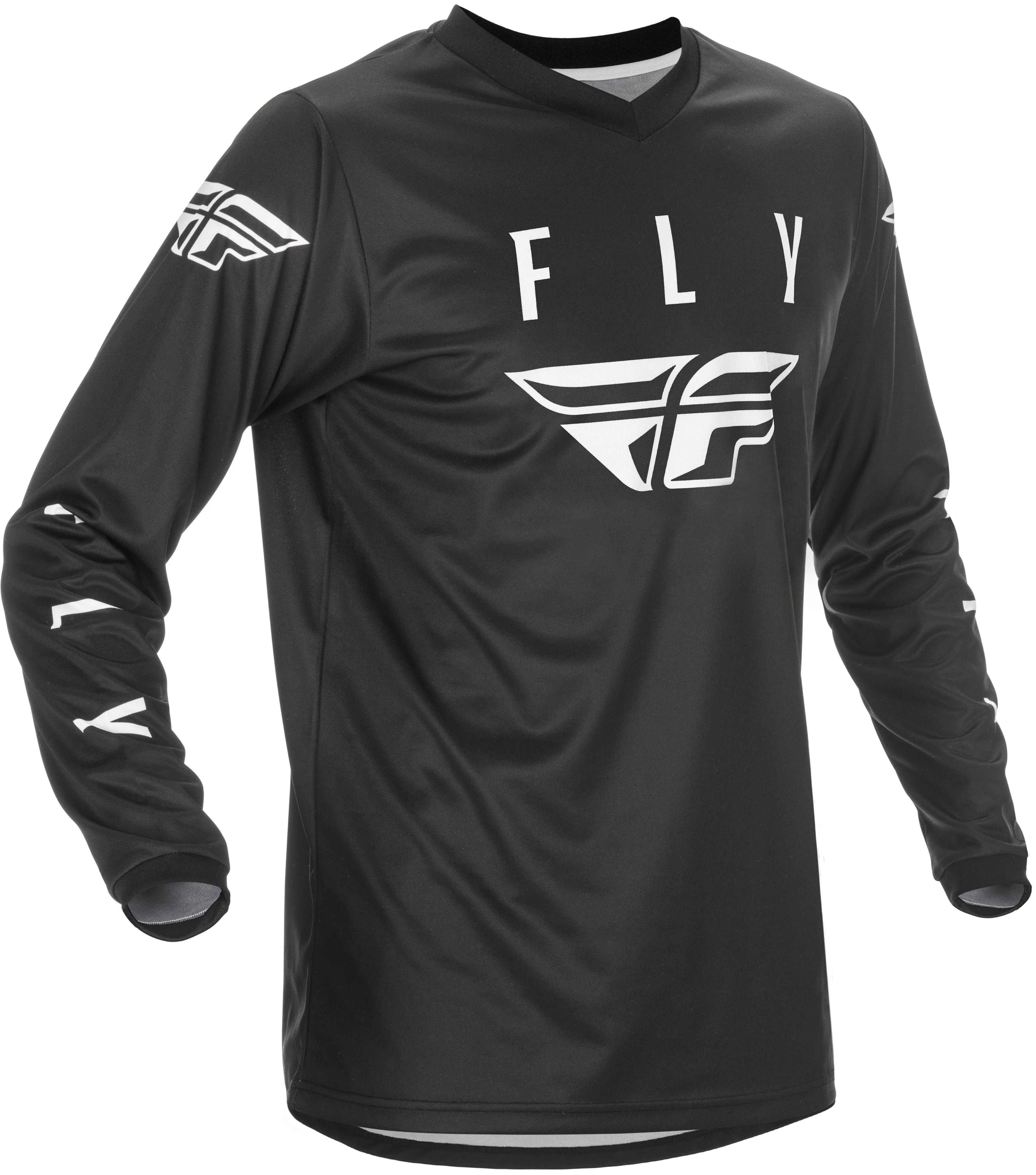 FLY UNIVERSAL JERSEY BLACK/WHITE LG