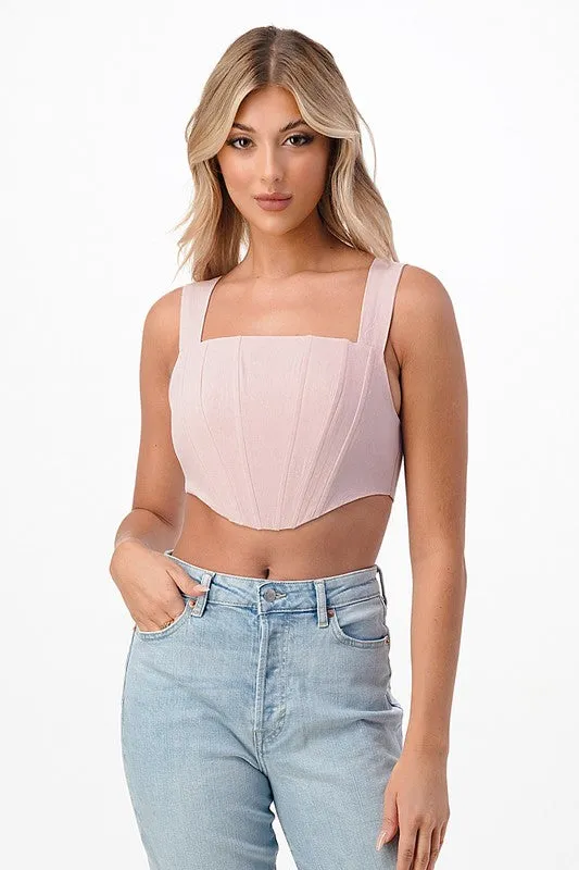 Gianna Corset Crop Top