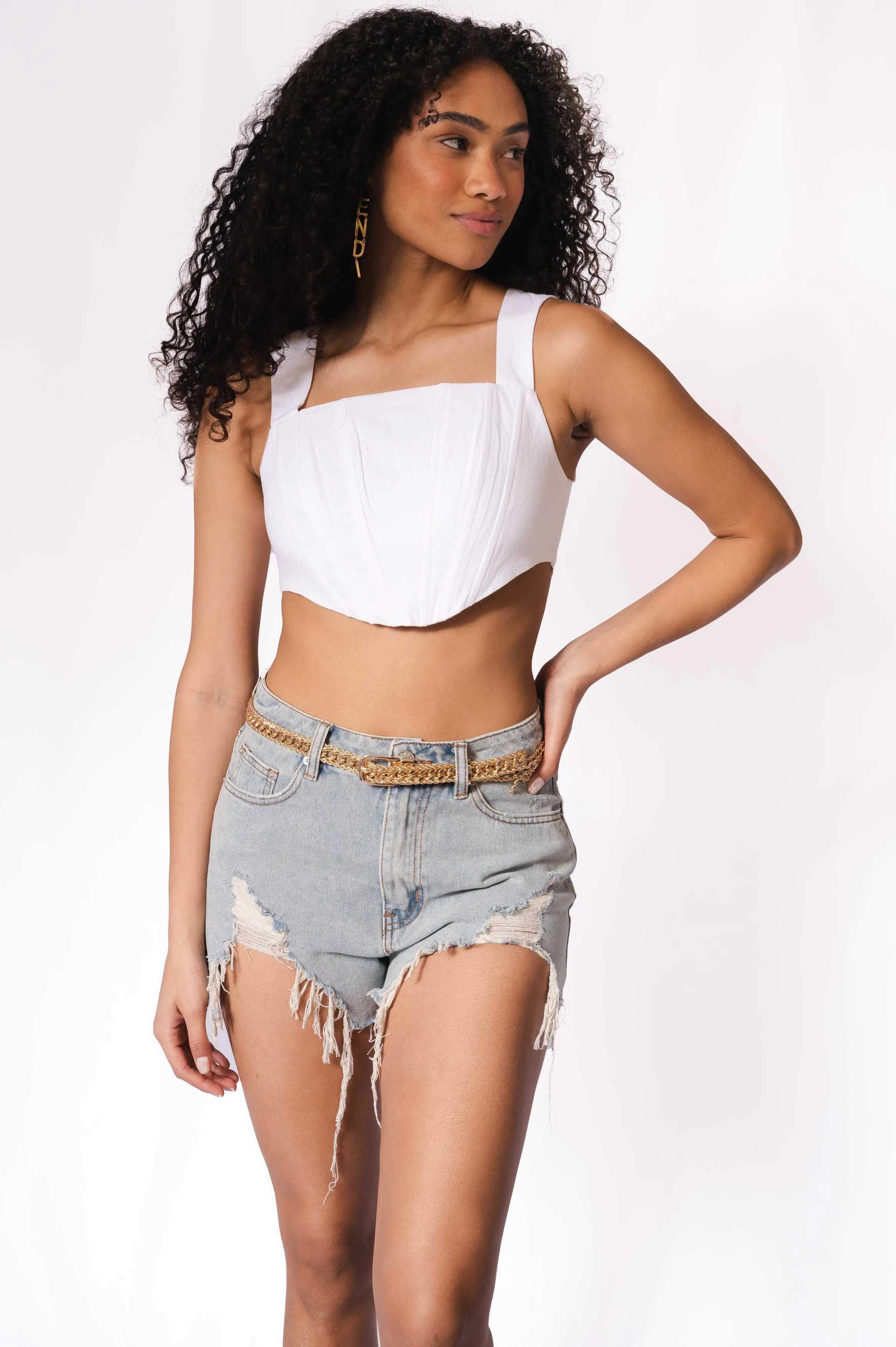 Gianna Corset Crop Top