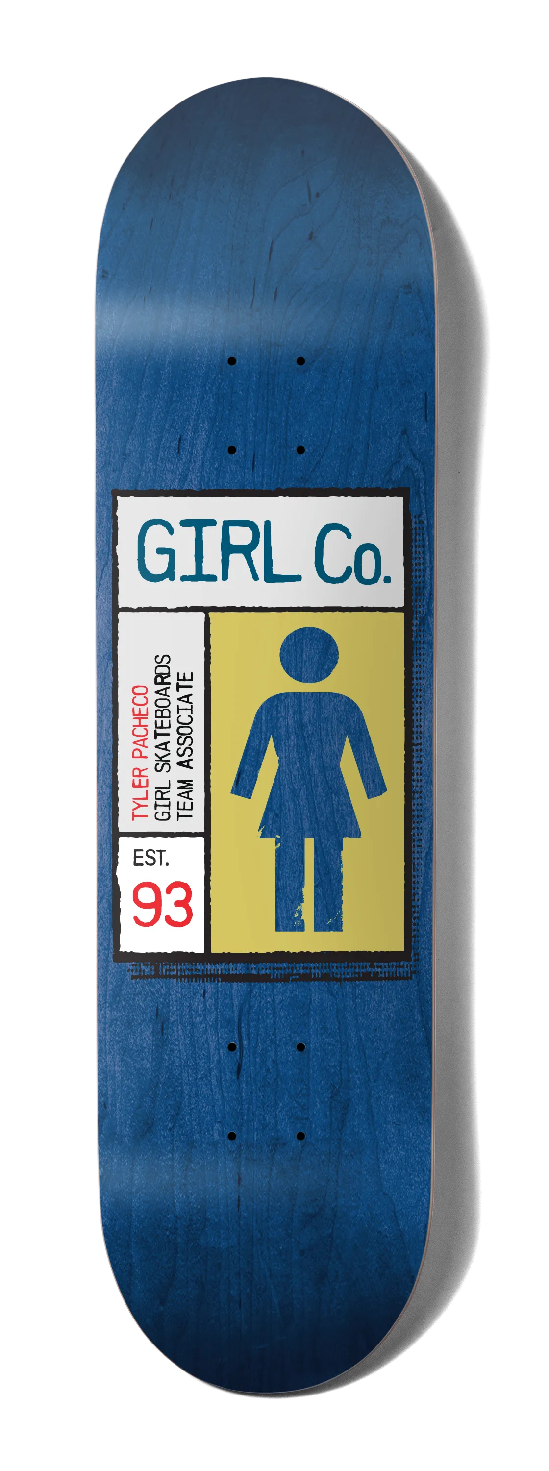 Girl Skateboard Deck Gridbox Tyler Pacheco 8.375"