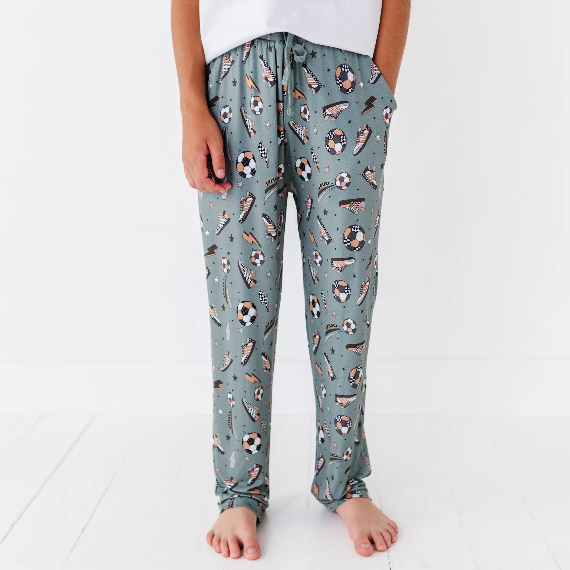 Goal Hard or Go Home Lounge Pants - Bigger Kids