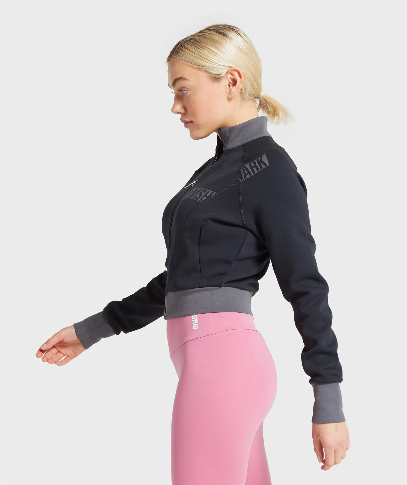 Gymshark Rewind Track Top - Black