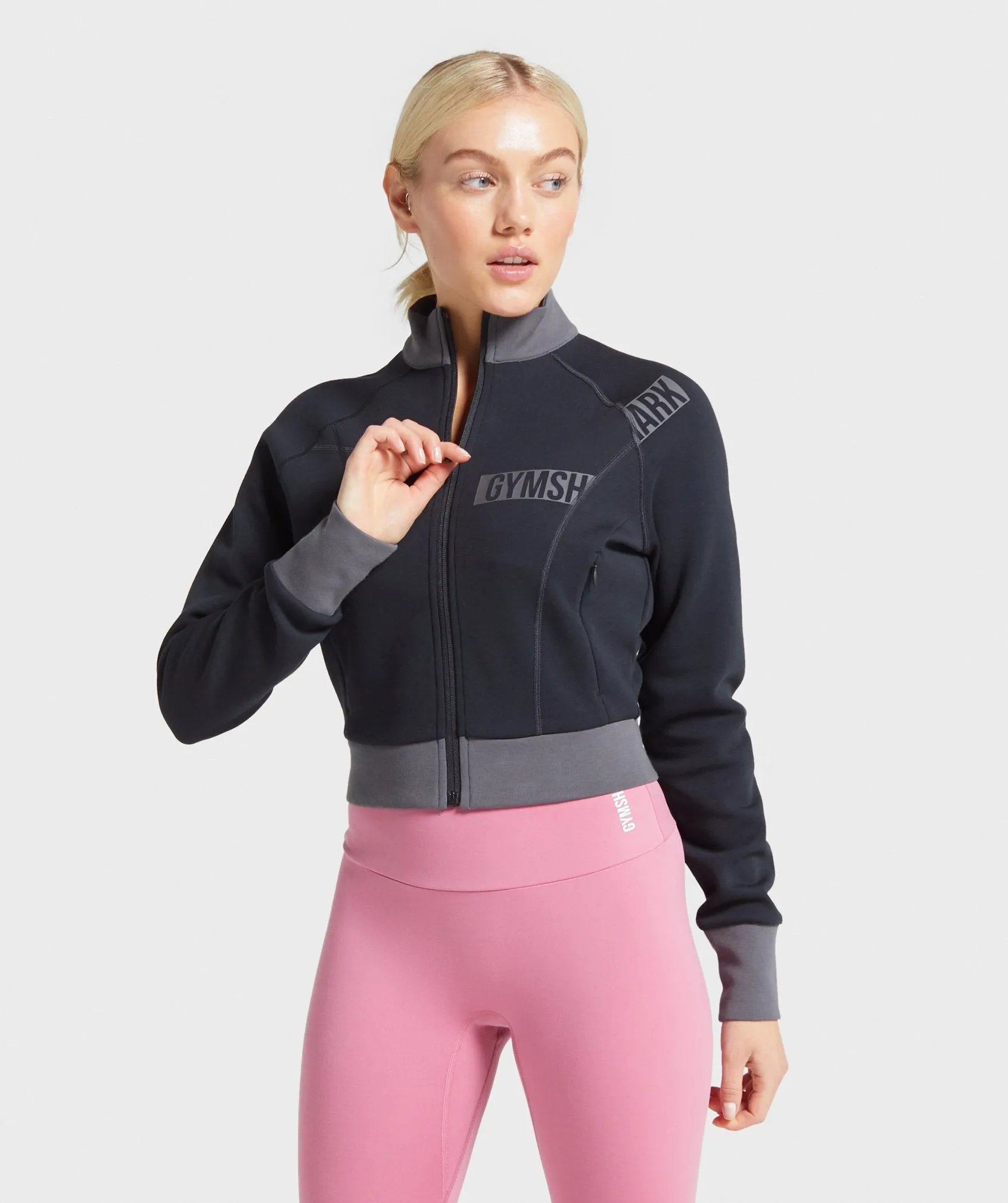 Gymshark Rewind Track Top - Black