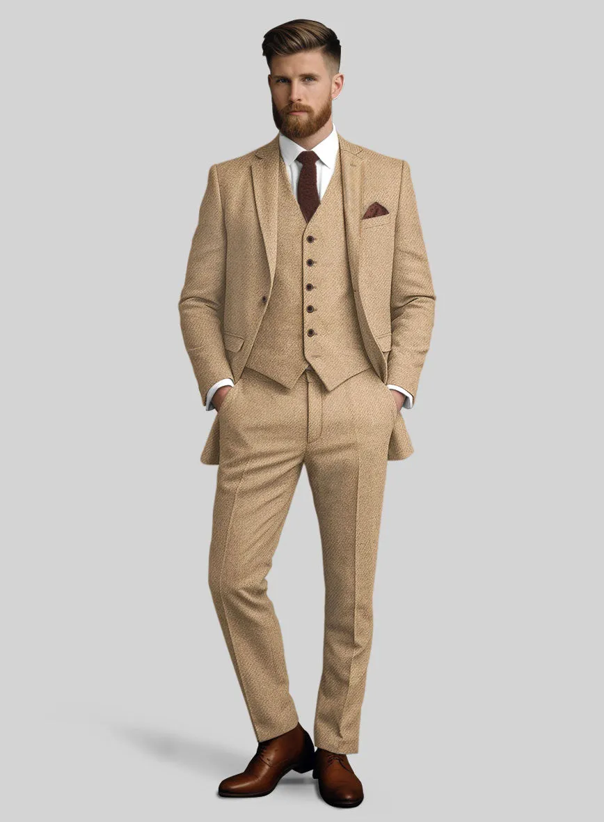 Highlander Sahara Beige Tweed Suit