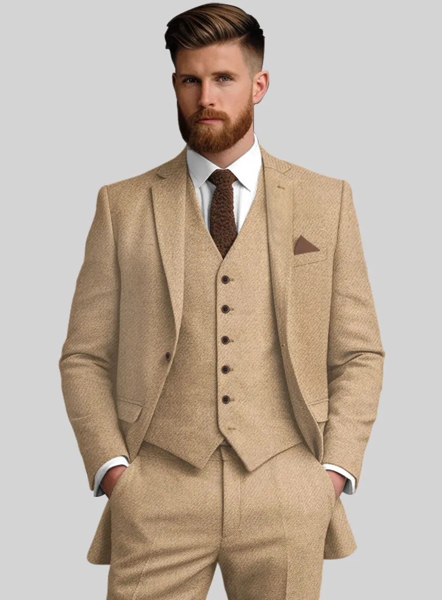 Highlander Sahara Beige Tweed Suit