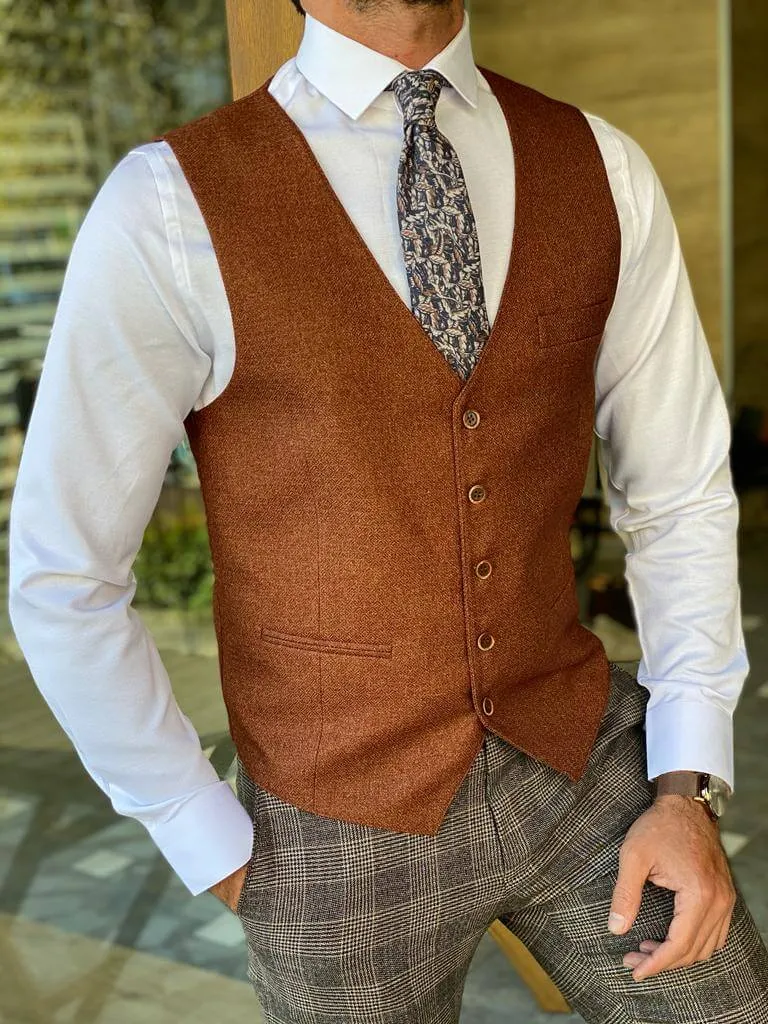 Hollo Brown Waist Coat