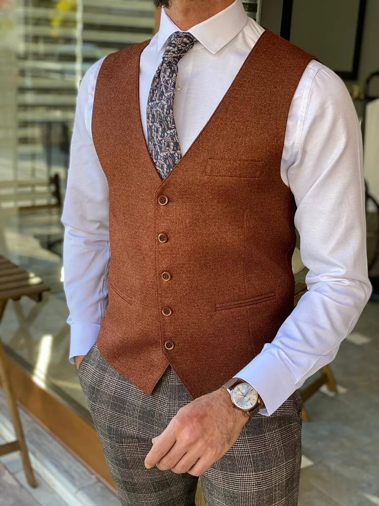 Hollo Brown Waist Coat