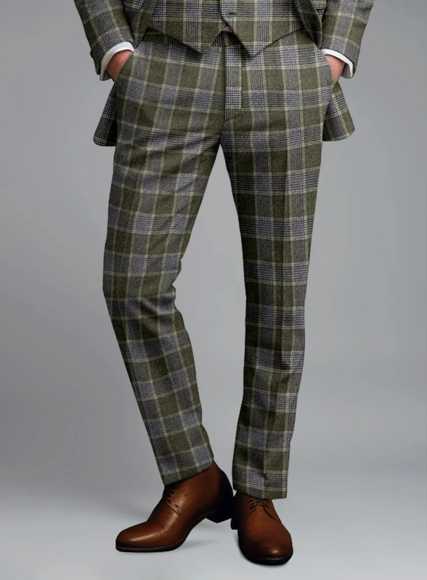 Italian Fabrizio Check Tweed Suit