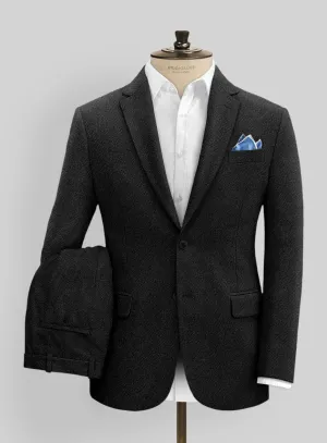 Italian Highlander Black Tweed Suit