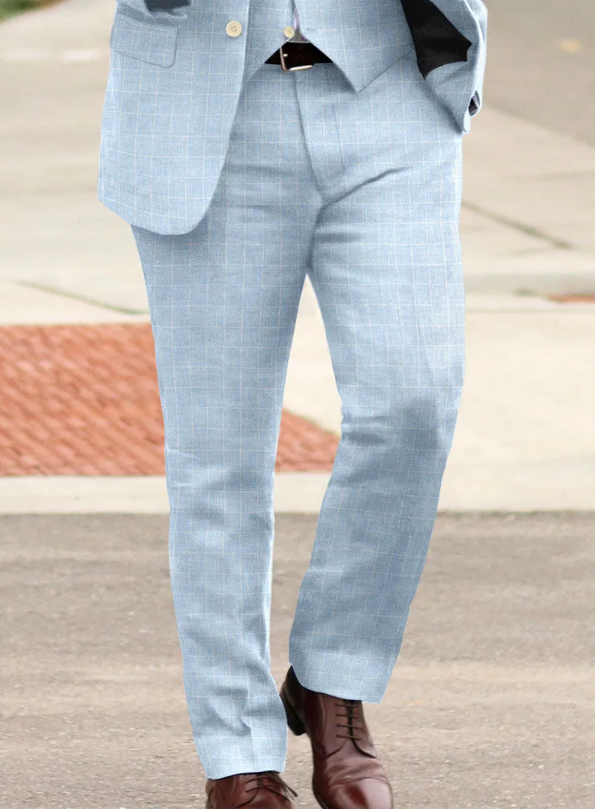 Italian Linen Lusso Blue Suit