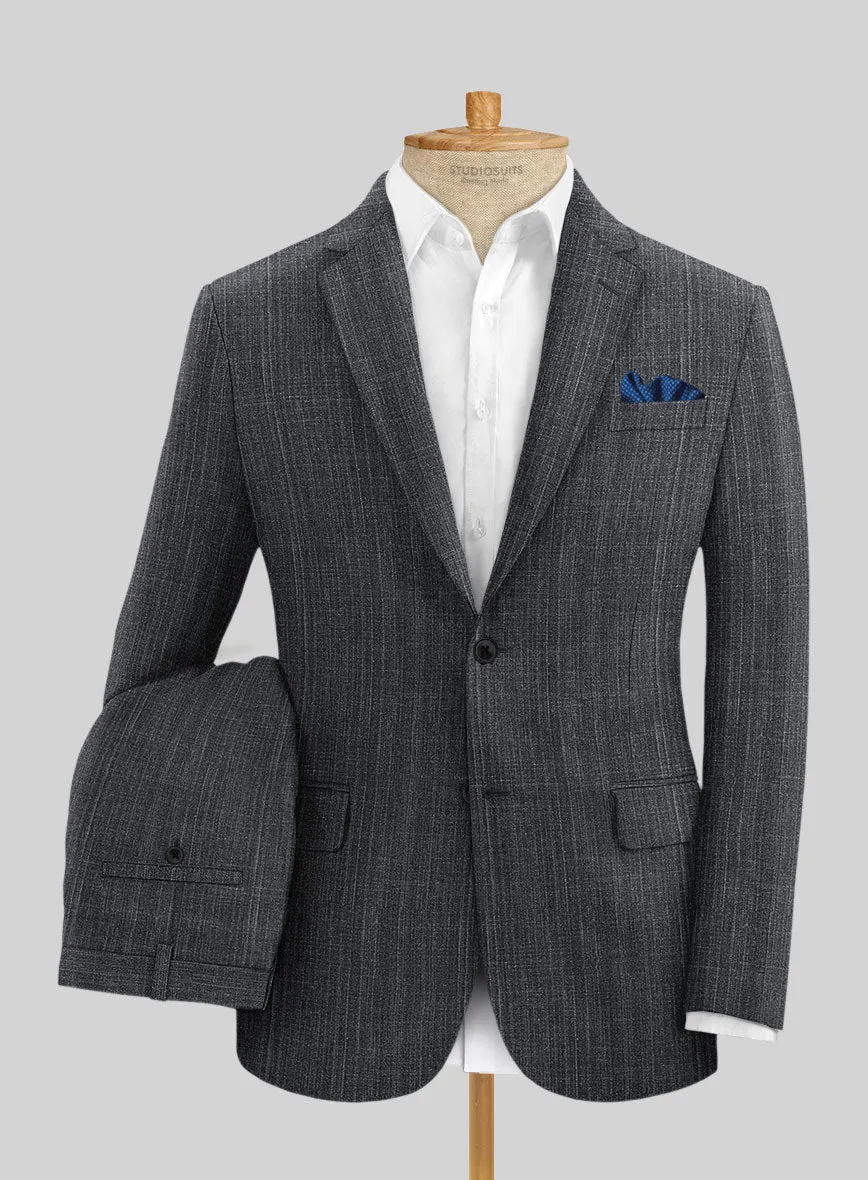 Italian Linen Twilight Dark Blue Suit