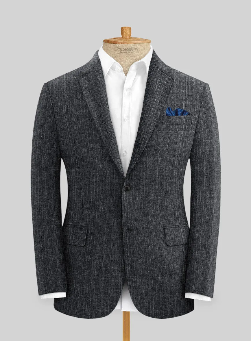 Italian Linen Twilight Dark Blue Suit