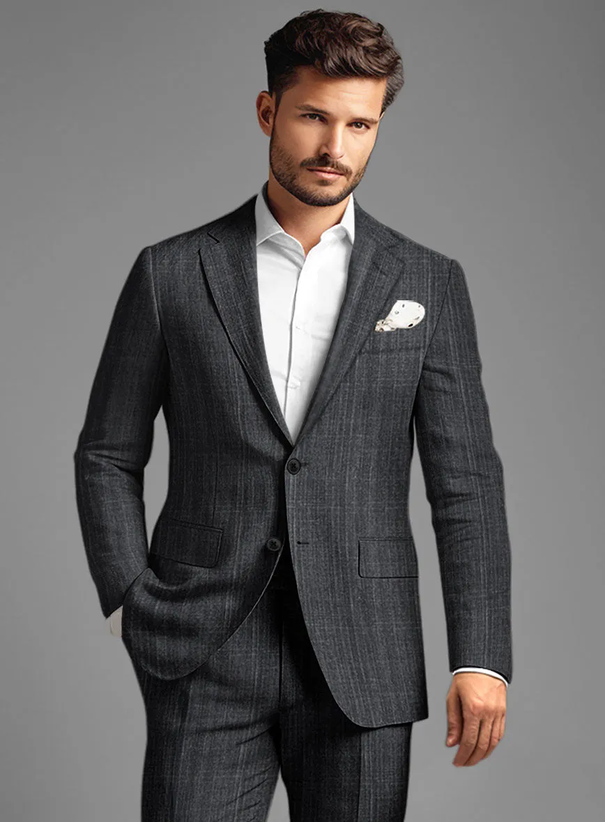 Italian Linen Twilight Dark Blue Suit