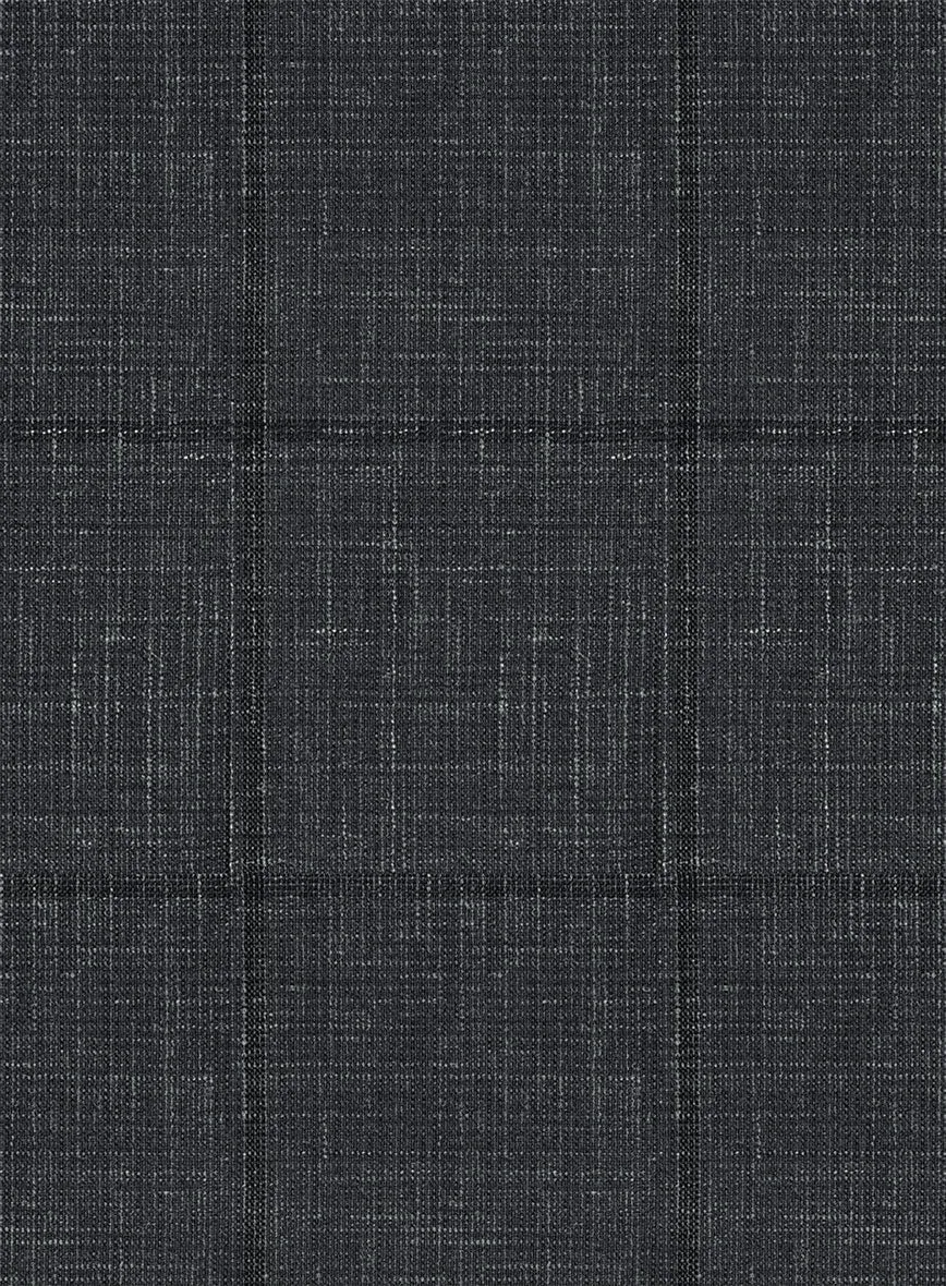 Italian Murano Byunca Dark Gray Wool Suit