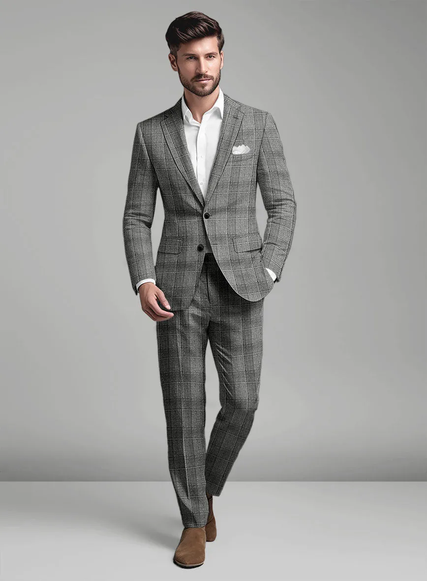 Italian Wool Linen Eladio Suit