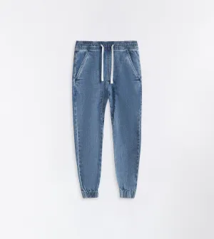 Kids Smallshot Denim Jogger Essential Blue