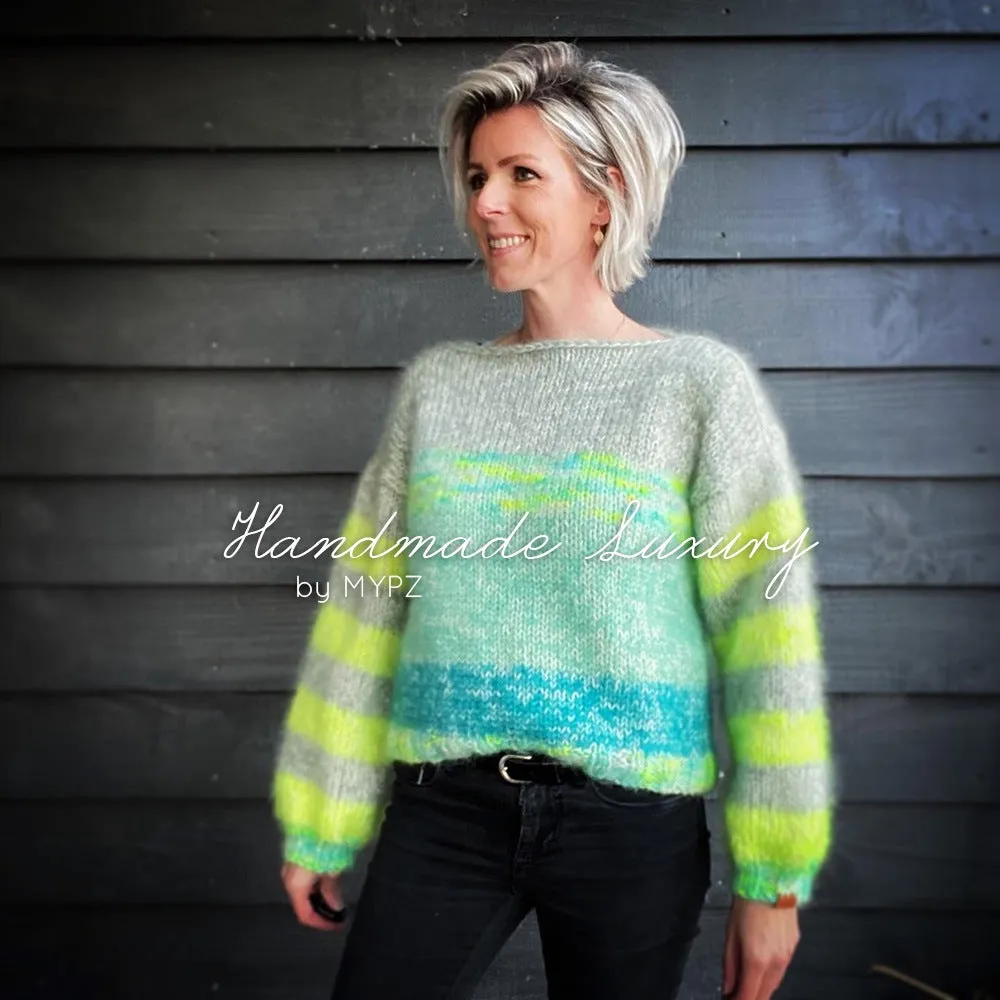 Knitting Kit – MYPZ Wool/Mohair Pullover SLAM! No9 (ENG-NL)