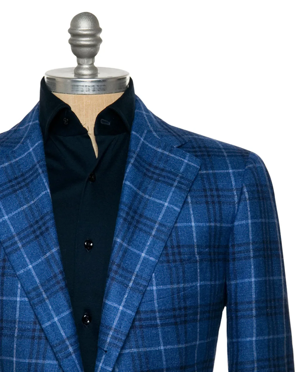 Light Blue Plaid Sportcoat