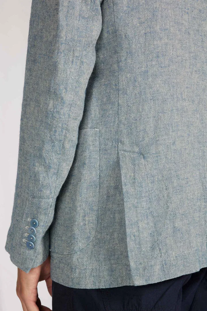 Linen Blazer (Canvas Light Blue)