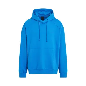 Loose Fit Graphic Print Hoodie in Blue