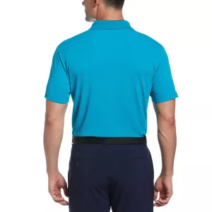 Men's Classic Fit Off Golf Grand Slam Solid Color Polo Shirt