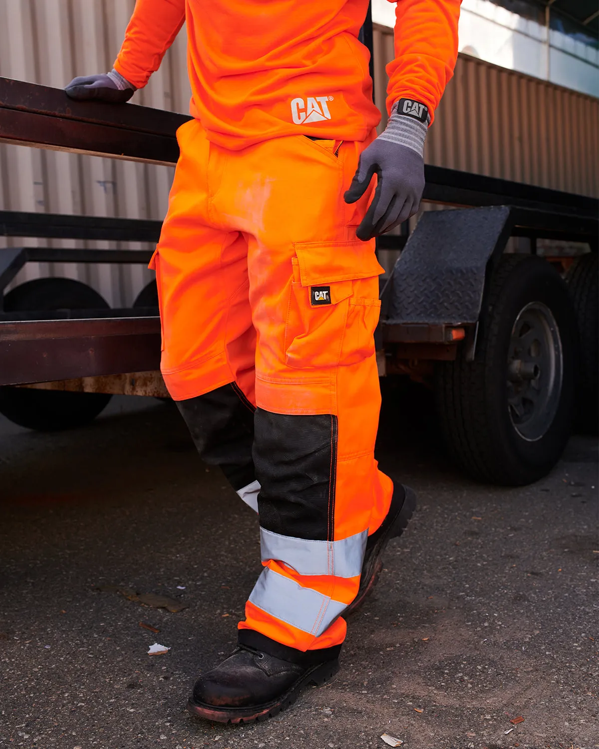 MEN'S HI-VIS TRADEMARK WORK PANTS