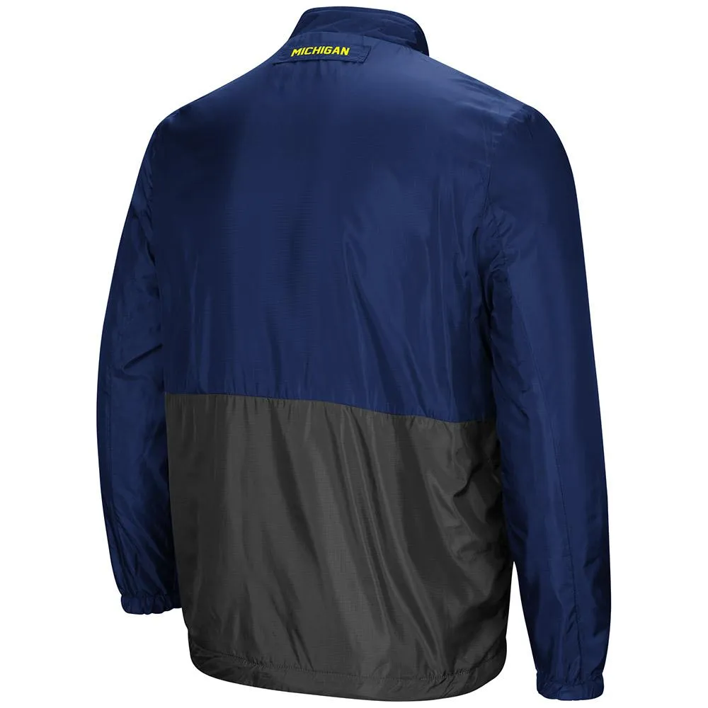 Michigan Wolverines "Halfback" Reversible Polar Fleece/Rain Jacket