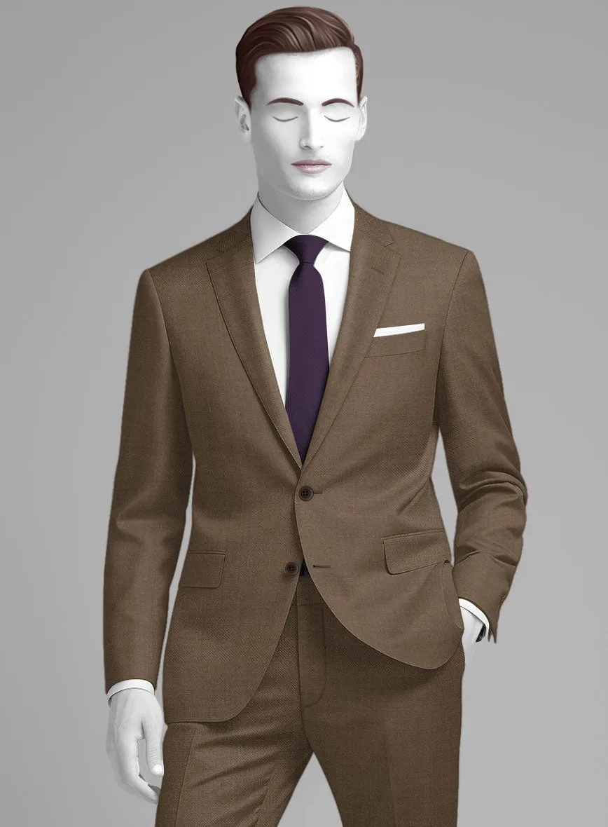 Napolean Brown Wool Suit