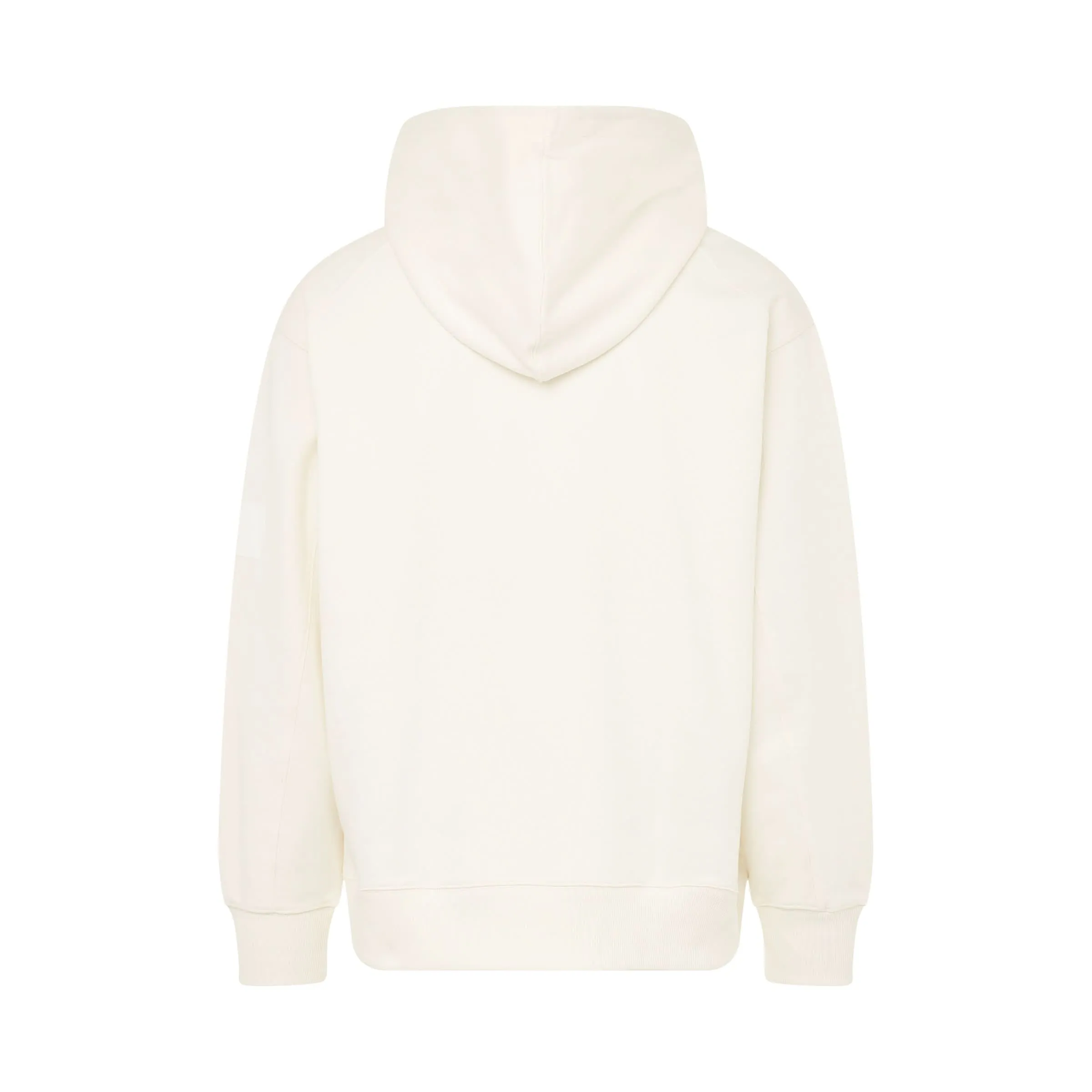 Organic Cotton Terry Hoodie in Off White